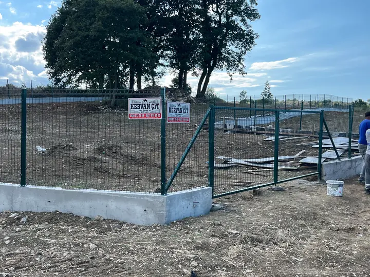 Kervan Tel Çit panel çit ve kapı uygulaması